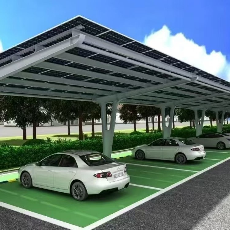 Rendering Photovoltaic Carport Mounting System Rendering Photovoltaic Carport Mounting System